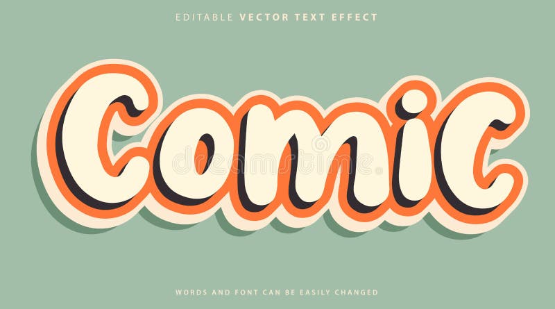Estilo de efecto de texto totalmente editable ilustración del vector
