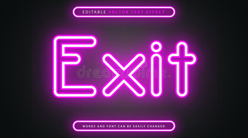 Estilo de efecto de texto totalmente editable libre illustration