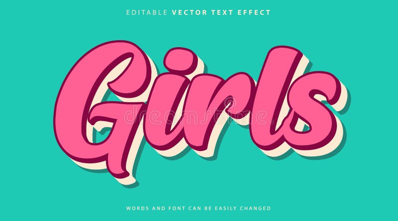 Estilo de efecto de texto totalmente editable libre illustration