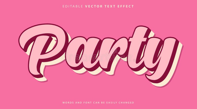 Estilo de efecto de texto totalmente editable stock de ilustración