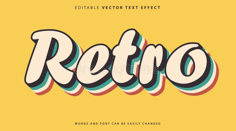Estilo de efecto de texto totalmente editable ilustración del vector