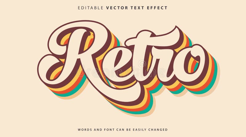 Estilo de efecto de texto totalmente editable ilustración del vector