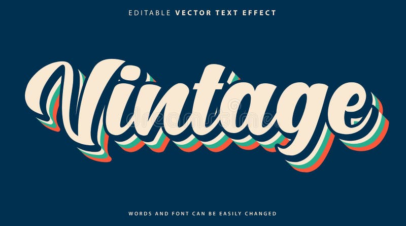 Estilo de efecto de texto totalmente editable libre illustration