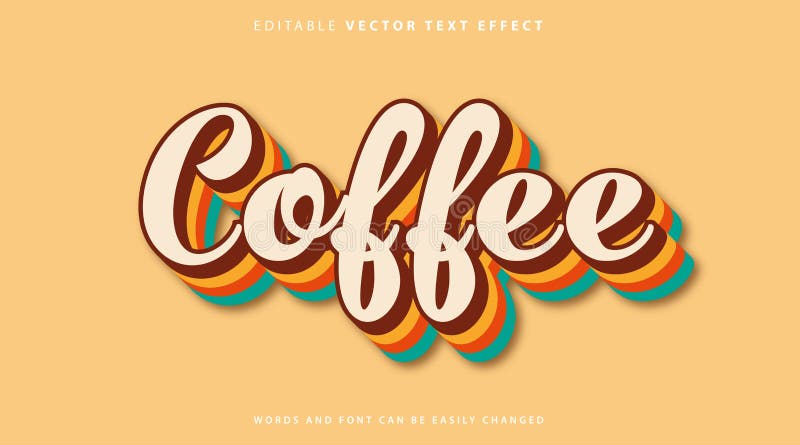 Estilo de efecto de texto totalmente editable libre illustration