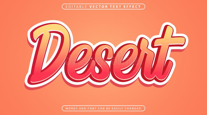 Estilo de efecto de texto totalmente editable libre illustration