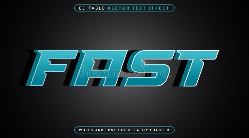 Estilo de efecto de texto totalmente editable libre illustration