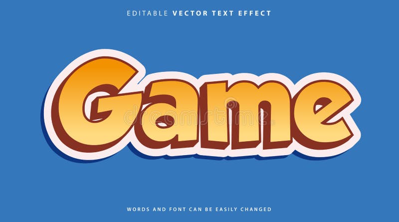 Estilo de efecto de texto totalmente editable ilustración del vector