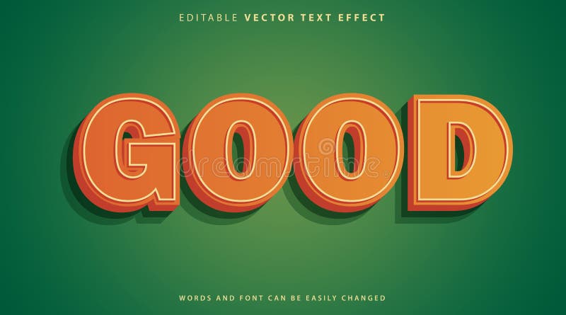 Estilo de efecto de texto totalmente editable libre illustration