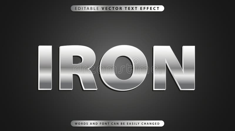 Estilo de efecto de texto totalmente editable stock de ilustración