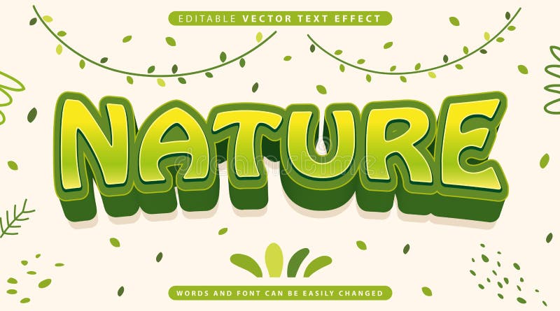 Estilo de efecto de texto totalmente editable libre illustration