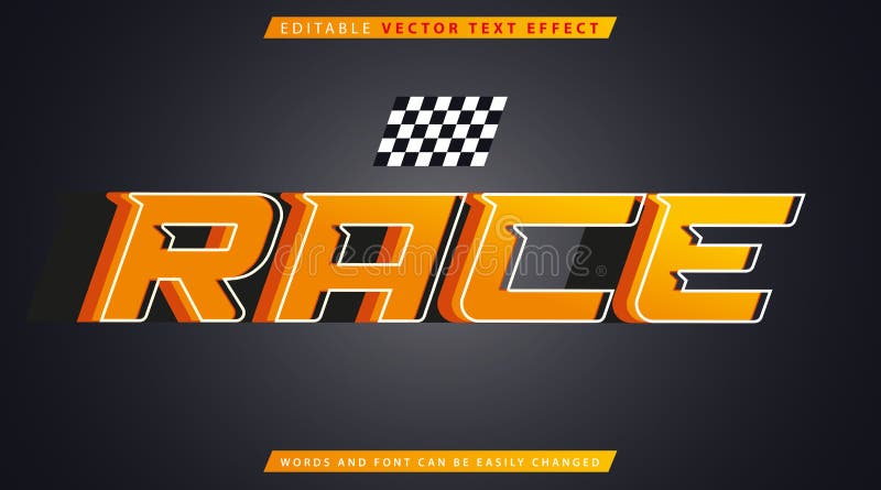 Estilo de efecto de texto totalmente editable ilustración del vector