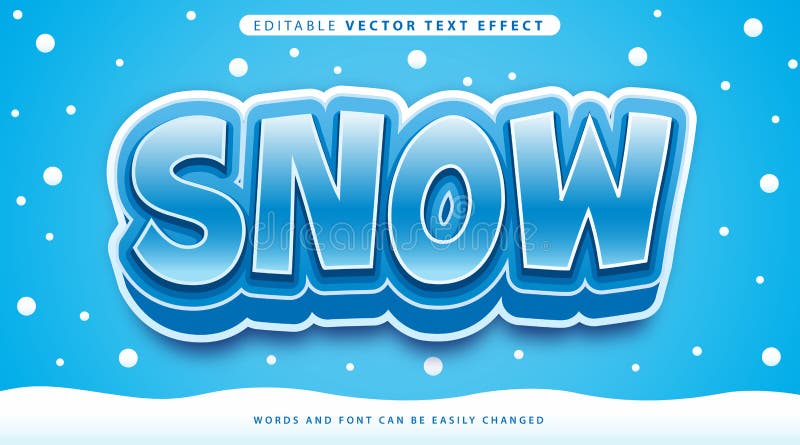 Estilo de efecto de texto totalmente editable ilustración del vector