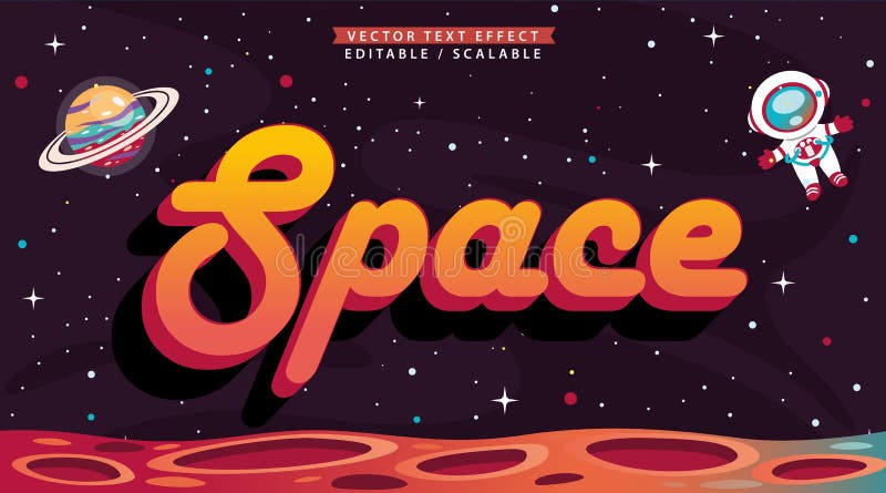 Estilo de efecto de texto totalmente editable libre illustration