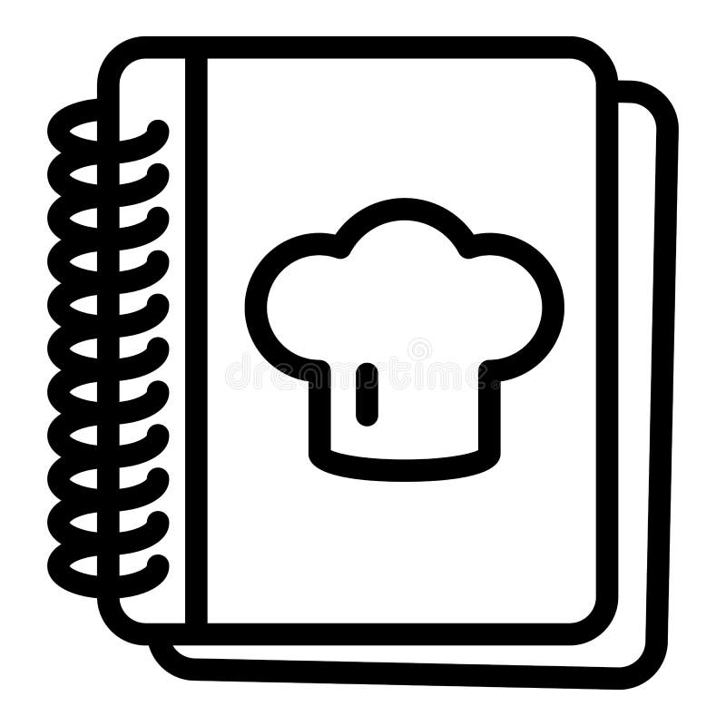 modelo para un receta libro. el blanco página para tu recetas. libro de  cocina vector. 23605584 Vector en Vecteezy
