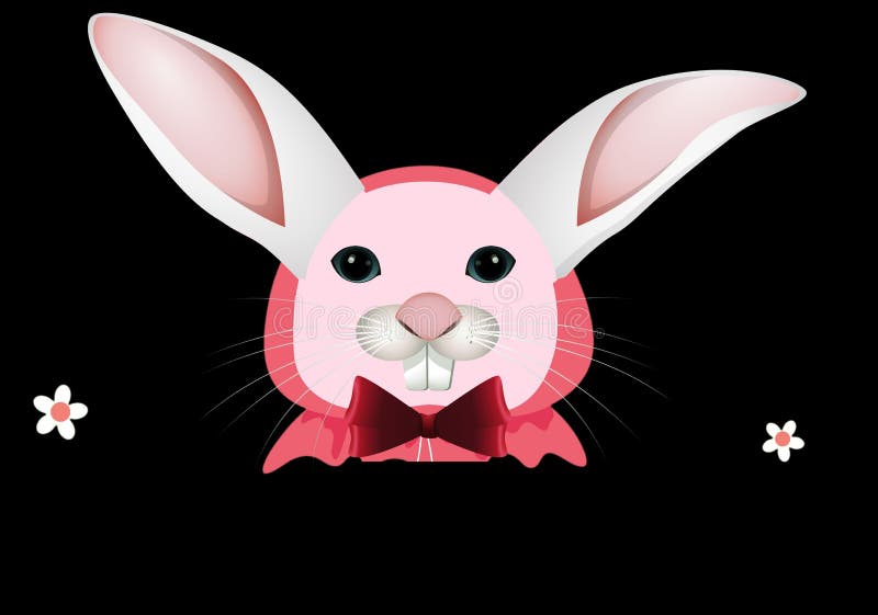 Conejo orejas soplillo Personalizado Rosa padres día aniversario de cumpleaños tarjeta de inserción