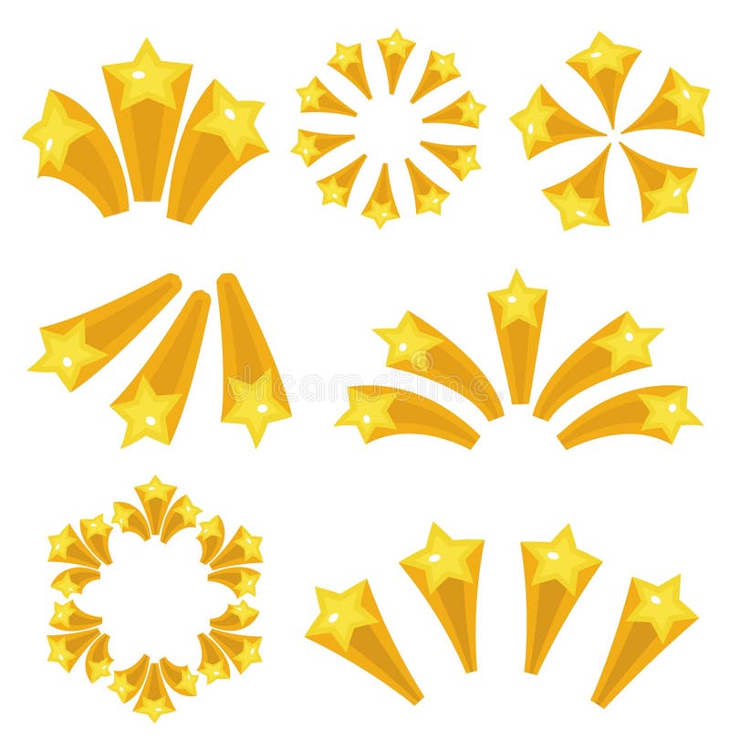 Estilo determinado de la historieta del icono de la explosión de las estrellas Los fuegos artificiales amarillos de la explosión ilustración del vector Estilo determinado de la historieta del icono de la explosión de las estrellas Los fuegos artificiales amarillos de la explosión ilustración del vector