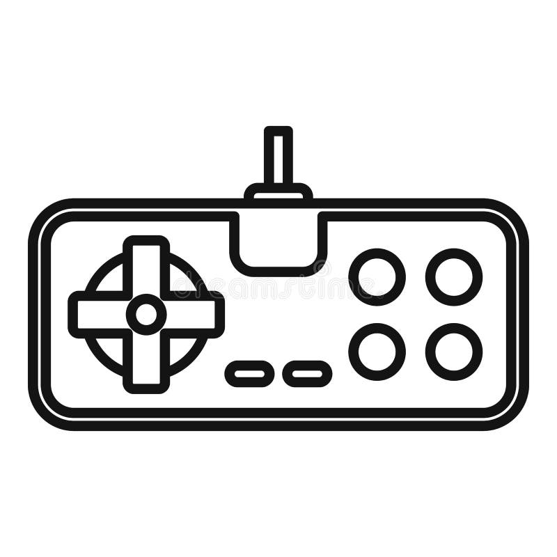 Vetor De Desenho Animado Do ícone De Joystick Vermelho. Controle De Jogos  Ilustração do Vetor - Ilustração de entretenimento, jogo: 241321244