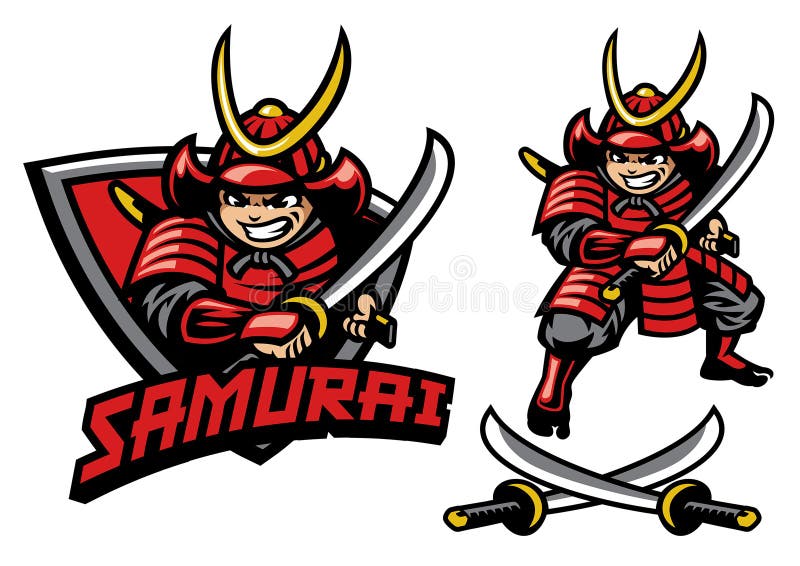 Ninja warrior cartoon mascot come ramen noodle palavra japonesa significa  ramen