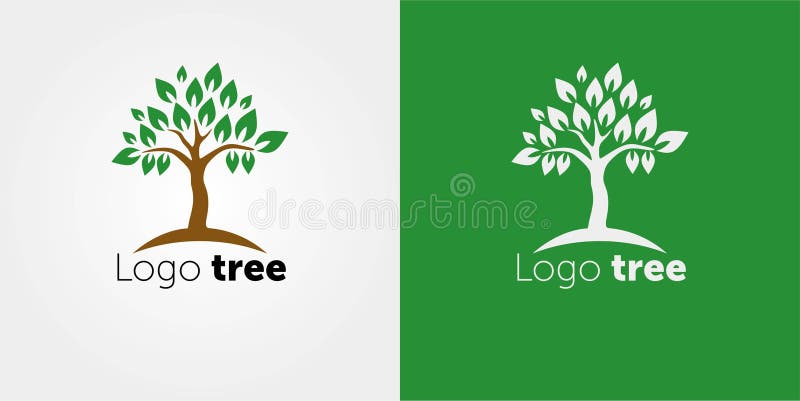 Estilo negativo do espaço do molde do vetor do projeto do sumário do logotipo da árvore Ilustra??o abstrata do vetor do logotipo ilustração do vetor Estilo negativo do espaço do molde do vetor do projeto do sumário do logotipo da árvore Ilustra??o abstrata do vetor do logotipo ilustração do vetor