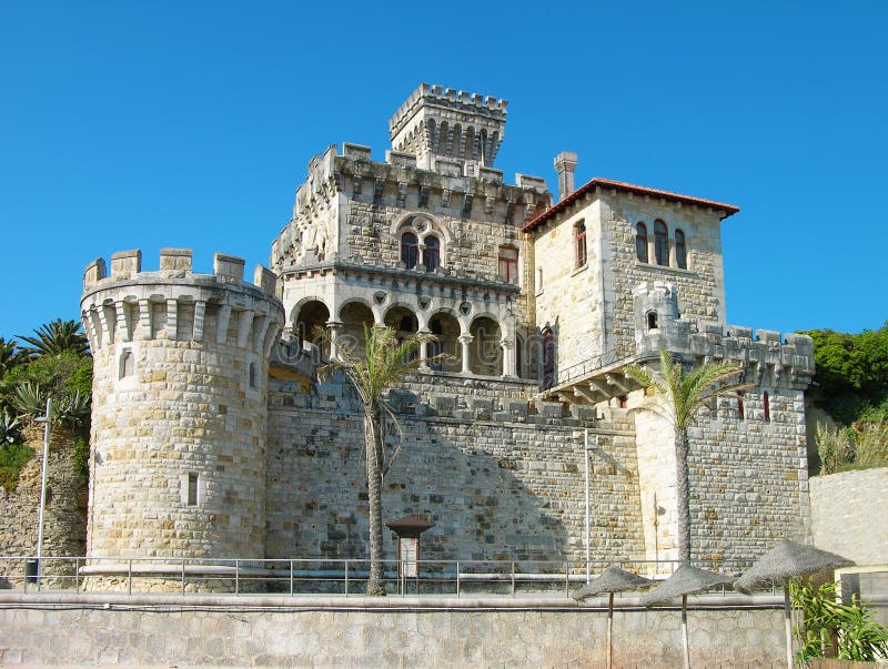 Estoril castle near Lisbon, Portugal. Estoril castle near Lisbon, Portugal