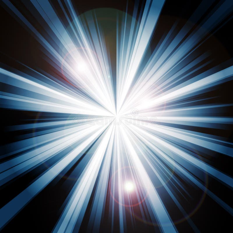 Estouro da luz ilustração do vetor Estouro da luz ilustração do vetor