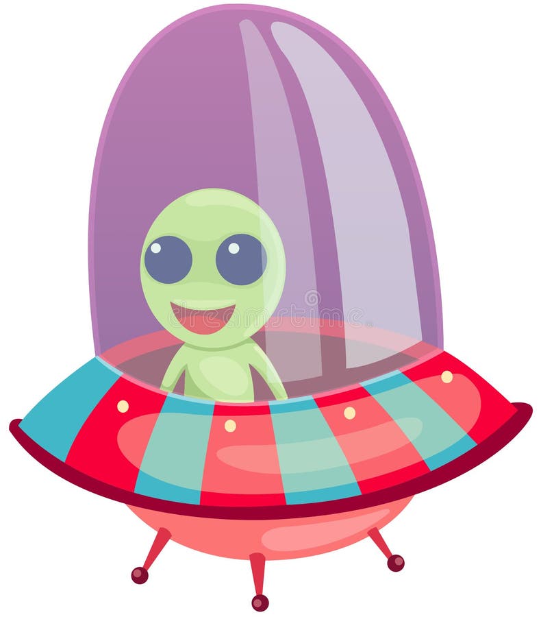 Alienígena. Monstro Extraterrestre Com Cabeça Verde E Olhos Grandes.  Marciano E UFO. Criatura Espacial E Visitante. Cone De Ficção Científica.  Ilustração Plana De Desenhos Animados Em Círculo Royalty Free SVG,  Cliparts, Vetores