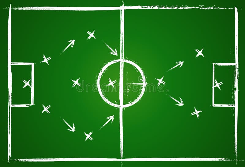 Jogo do jogo de futebol ilustração do vetor. Ilustração de defesa - 14299213