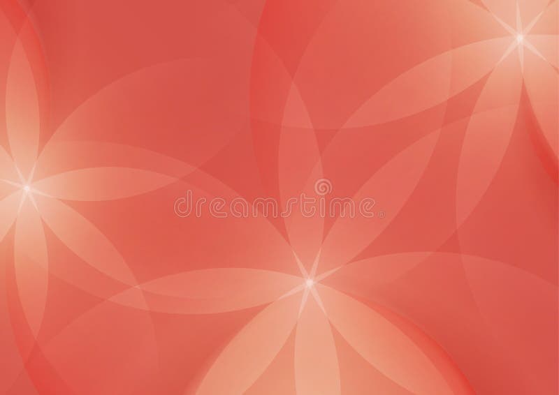 Download Estratto Floreale Su Salmon Pink Background Illustrazione Vettoriale - Illustrazione di decorativo, composizione: 56889886