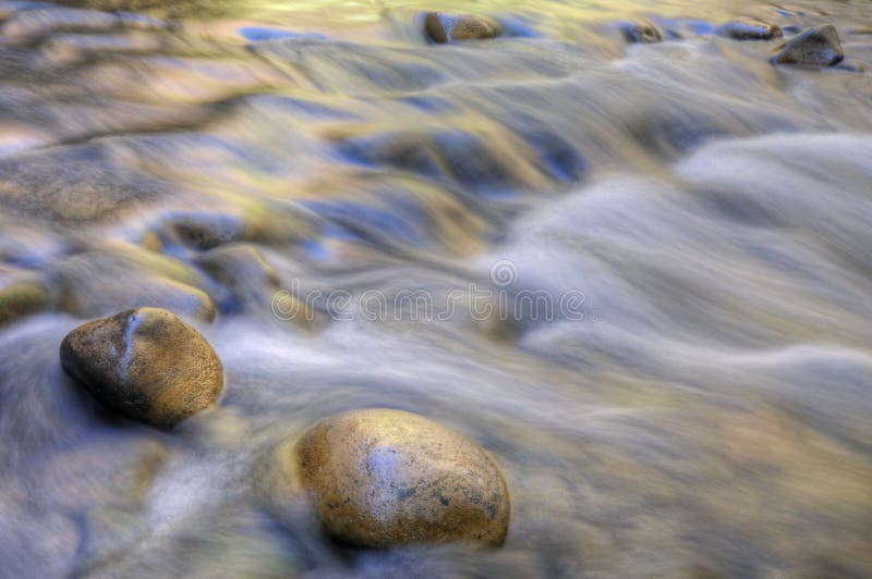 Gargantas do Rio Virgin fotografia de stock