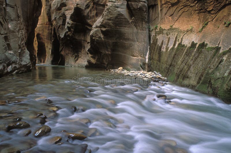 Gargantas do Rio Virgin fotos de stock