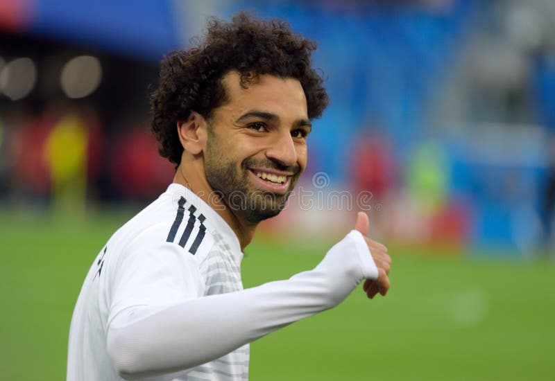 Jogador De Futebol Profissional Egípcio Mohamed Salah Foto