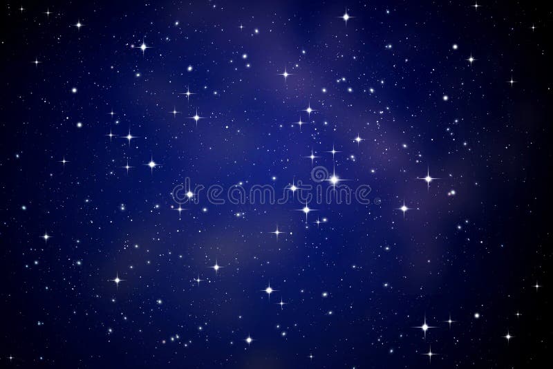 Estrelas no céu nocturno