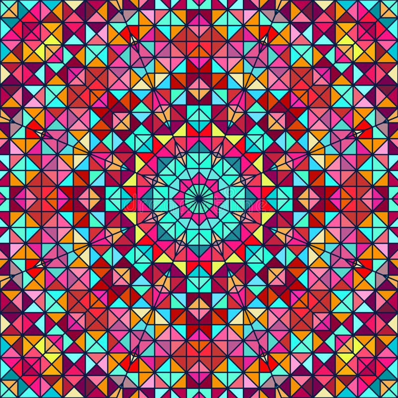 Estrella decorativa colorida abstracta de Digitaces ilustración del vector Estrella decorativa colorida abstracta de Digitaces ilustración del vector