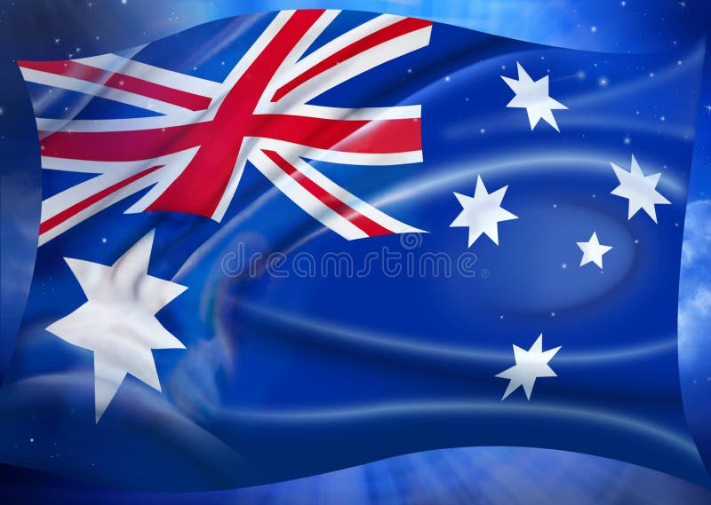 Estrellas australianas del cielo del indicador libre illustration Estrellas australianas del cielo del indicador libre illustration