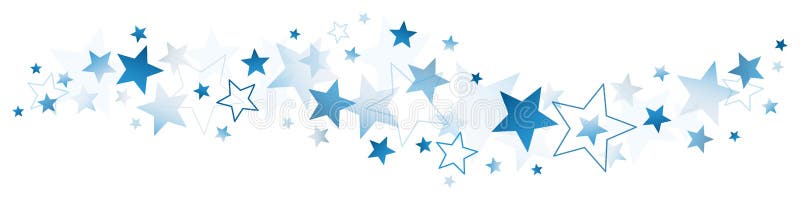 Estrellas grandes y pequeñas azul marino ilustración del vector Estrellas grandes y pequeñas azul marino ilustración del vector