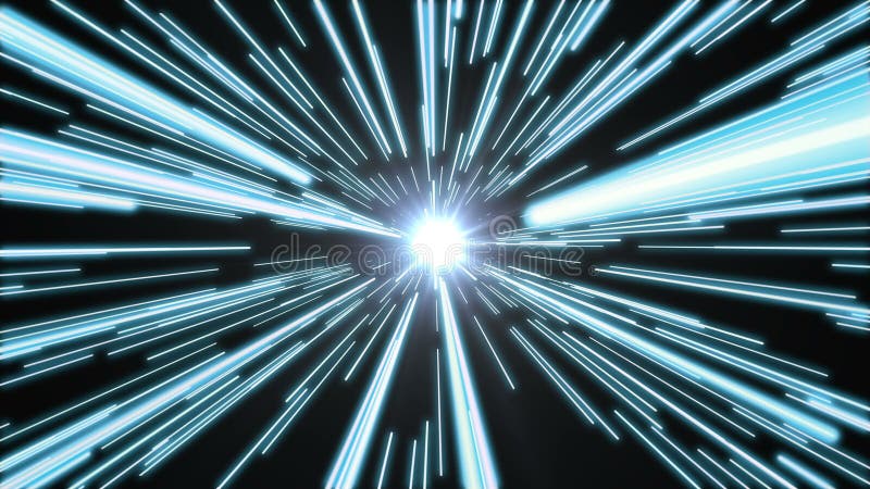 Estrellas que vuelan a gran velocidad libre illustration