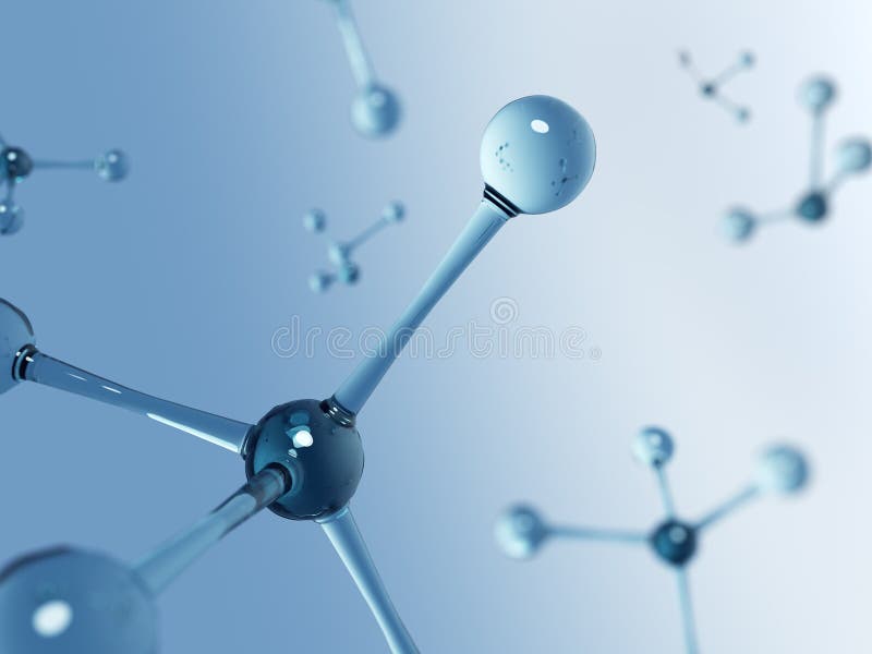 Estructura de cristal azul de la molécula representación 3d libre illustration Estructura de cristal azul de la molécula representación 3d libre illustration