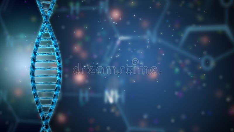 Estructura de la DNA, fondo de la investigación médica ilustración del vector Estructura de la DNA, fondo de la investigación médica ilustración del vector
