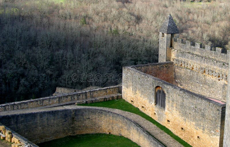 Photo of Medieval Castle Walls. Photo of Medieval Castle Walls.