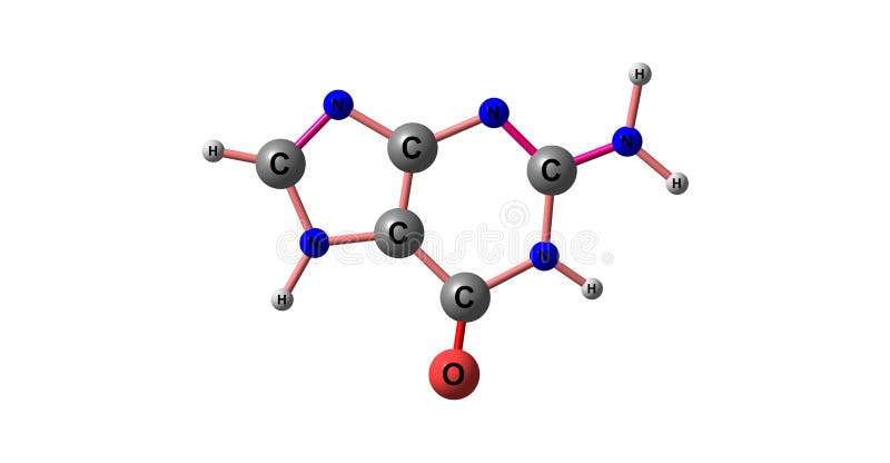 Estrutura Molecular Anandamida Isolada Em Branco Ilustração Stock