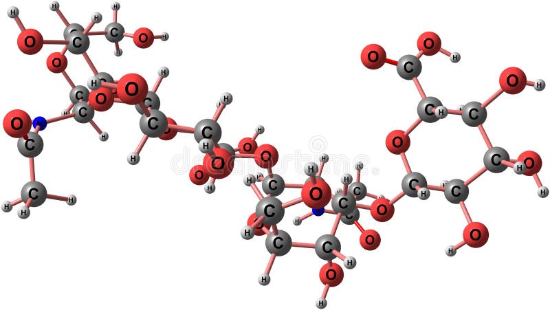 Estrutura Molecular Anandamida Isolada Em Branco Ilustração Stock -  Ilustração de molecular, molécula: 214613048