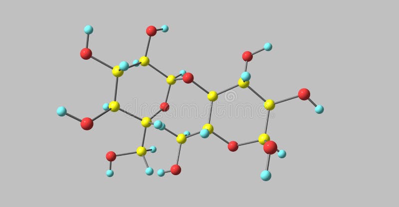 Estrutura Molecular Anandamida Isolada Em Branco Ilustração Stock -  Ilustração de atômico, chocolate: 214613056