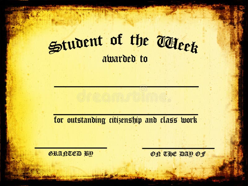 Estudante da semana ilustração royalty free Estudante da semana ilustração royalty free