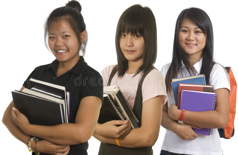 Jovens estudantes fotografia de stock royalty free