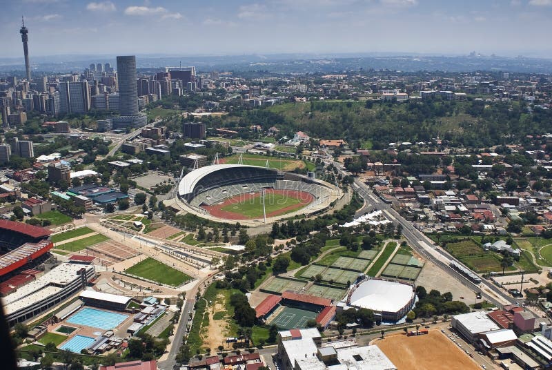Estádio de Joanesburgo - vista aérea