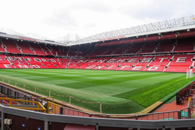 Estádio velho de Trafford fotos de stock Estádio velho de Trafford fotos de stock