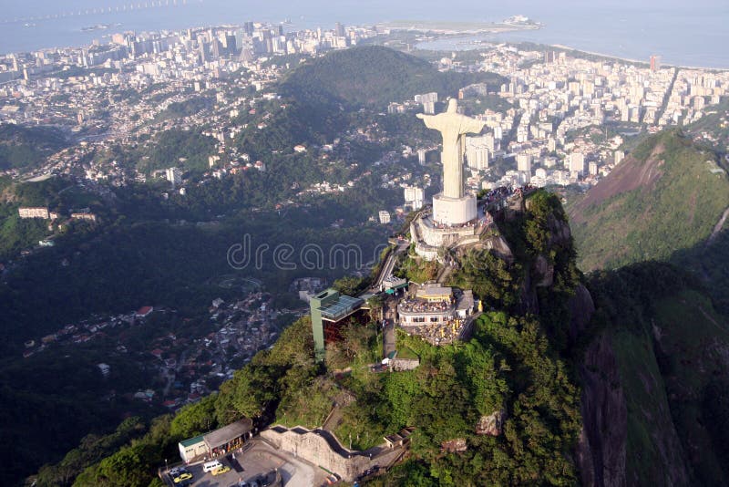 Estátua de Christ em Rio de Janeiro, fotografia de stock royalty free Estátua de Christ em Rio de Janeiro, fotografia de stock royalty free
