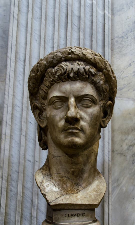 Estátua de Claudius Head do imperador
