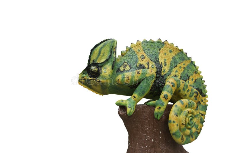 Estátua dos Chameleons imagens de stock Estátua dos Chameleons imagens de stock