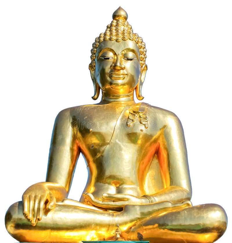 Estátua dourada tailandesa de Buddha.